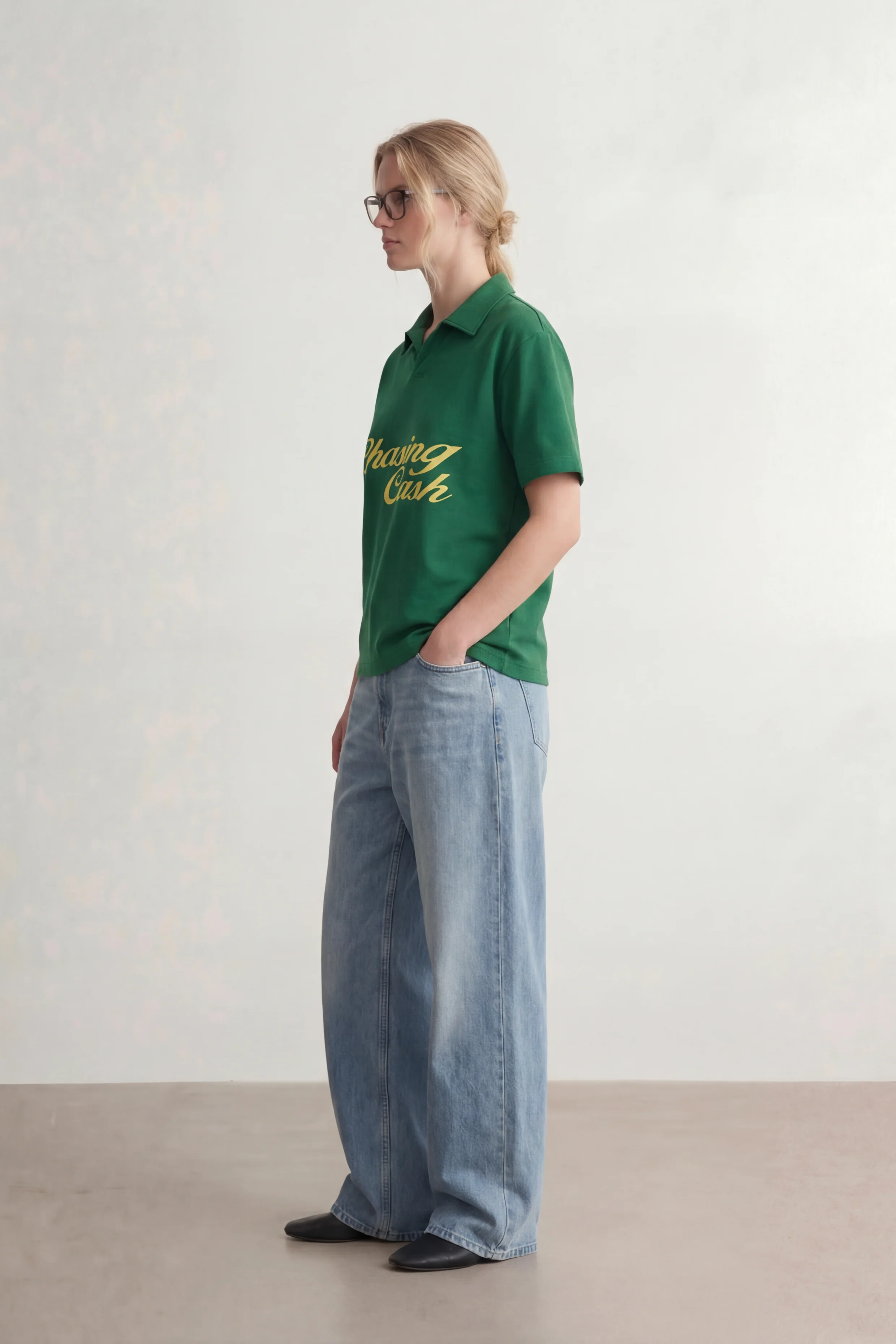Cash Green Polo Tshirt - Image 3