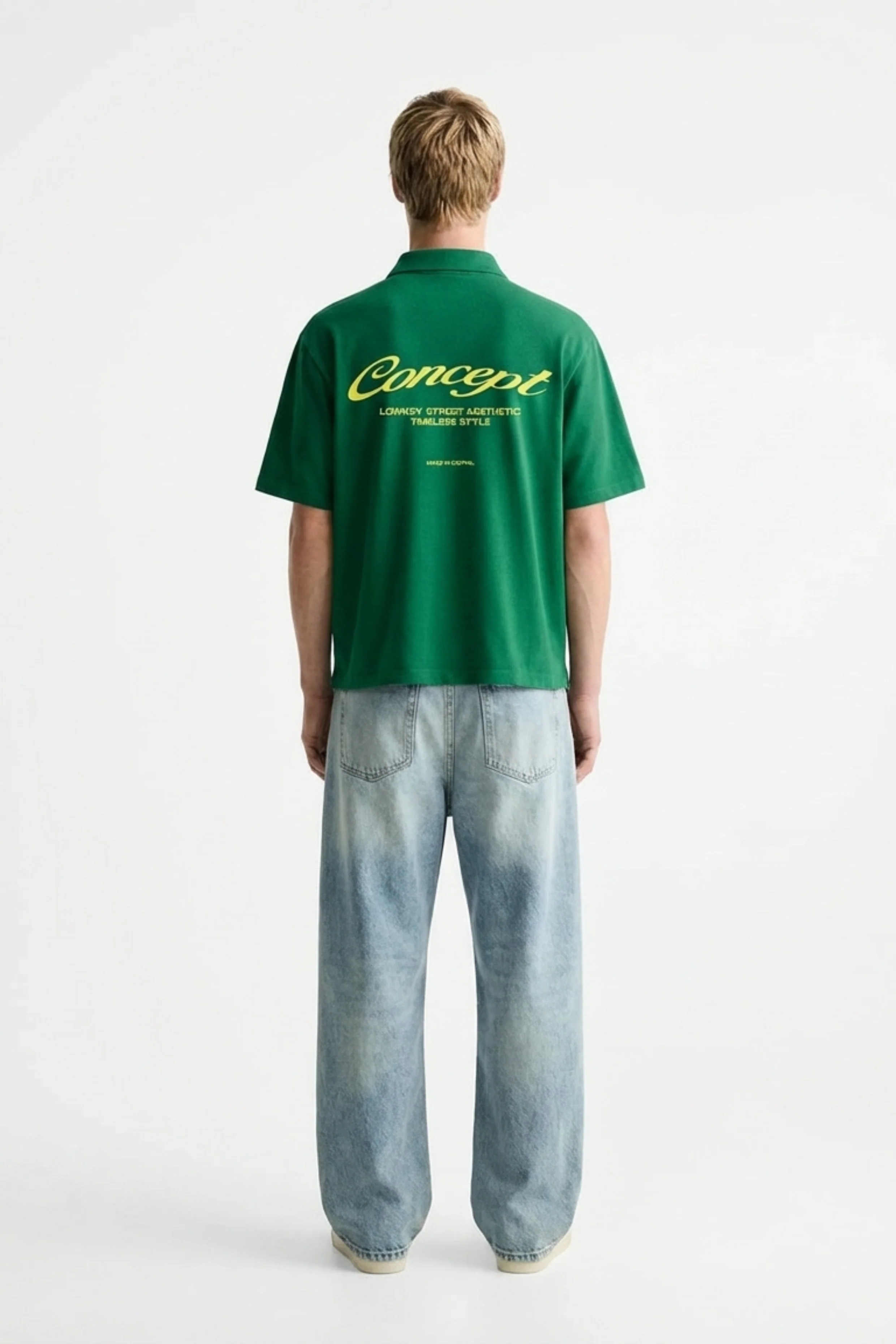 Cash Green Polo Tshirt - Image 4