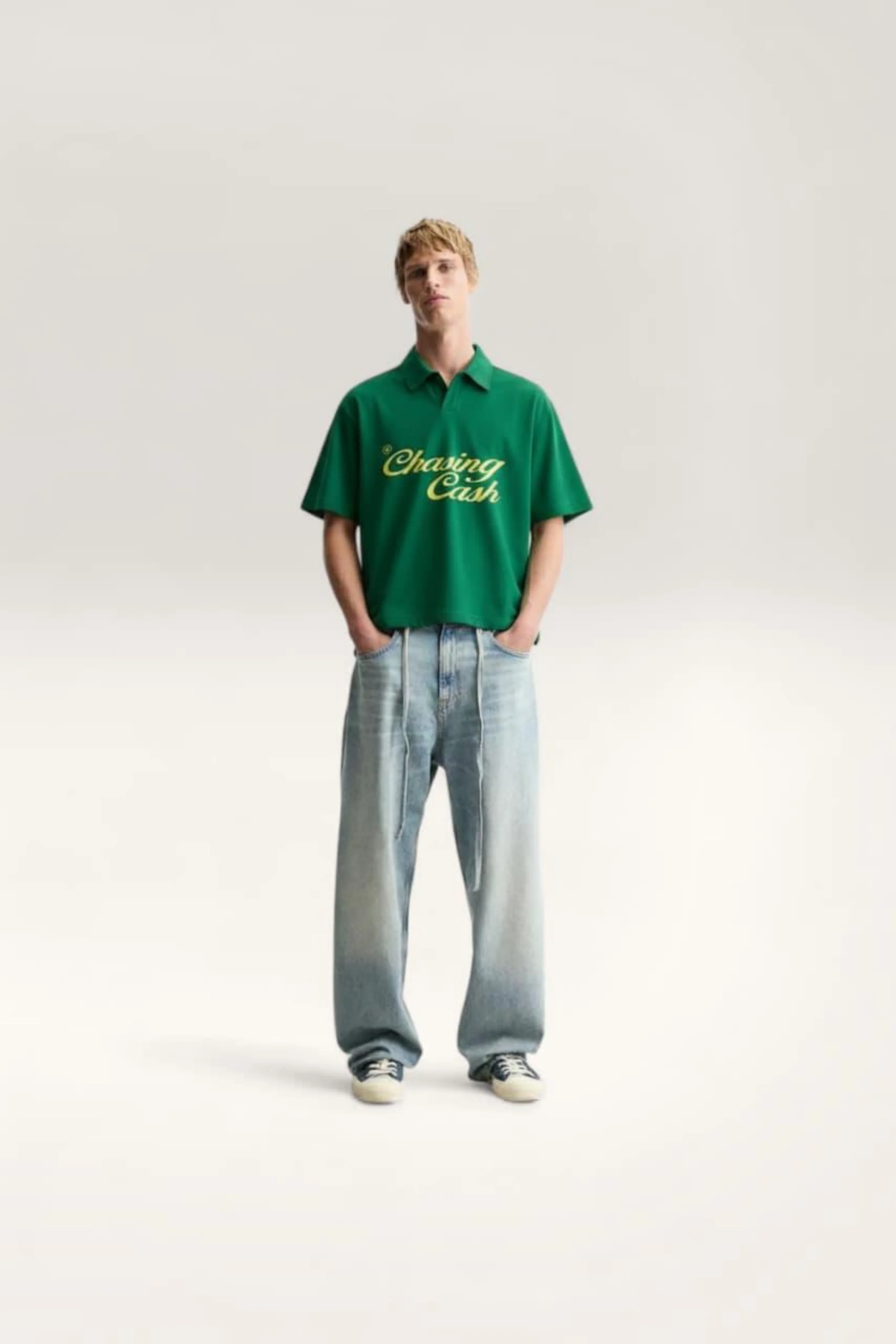 Cash Green Polo Tshirt - Image 6