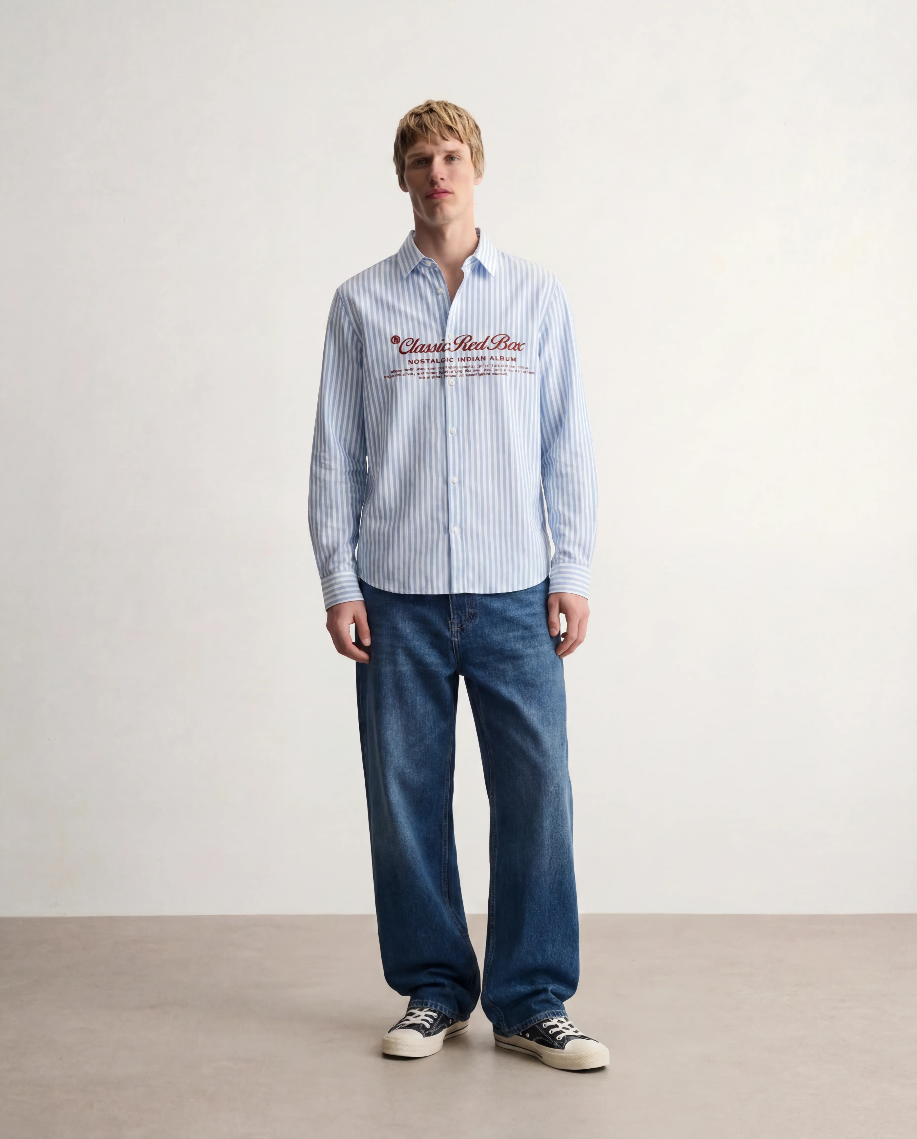 Classic Oxford Blue Shirt - Image 2