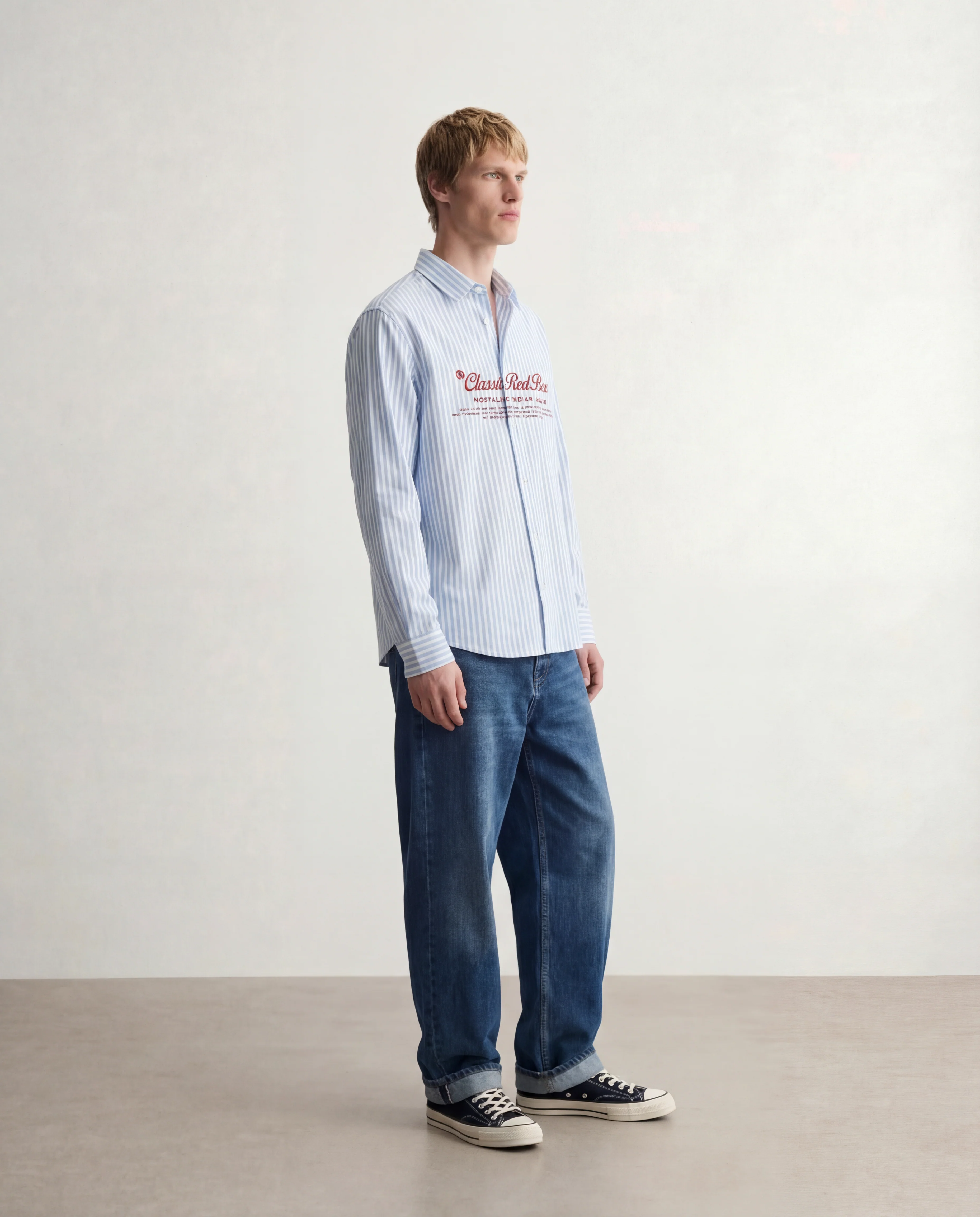 Classic Oxford Blue Shirt - Image 3