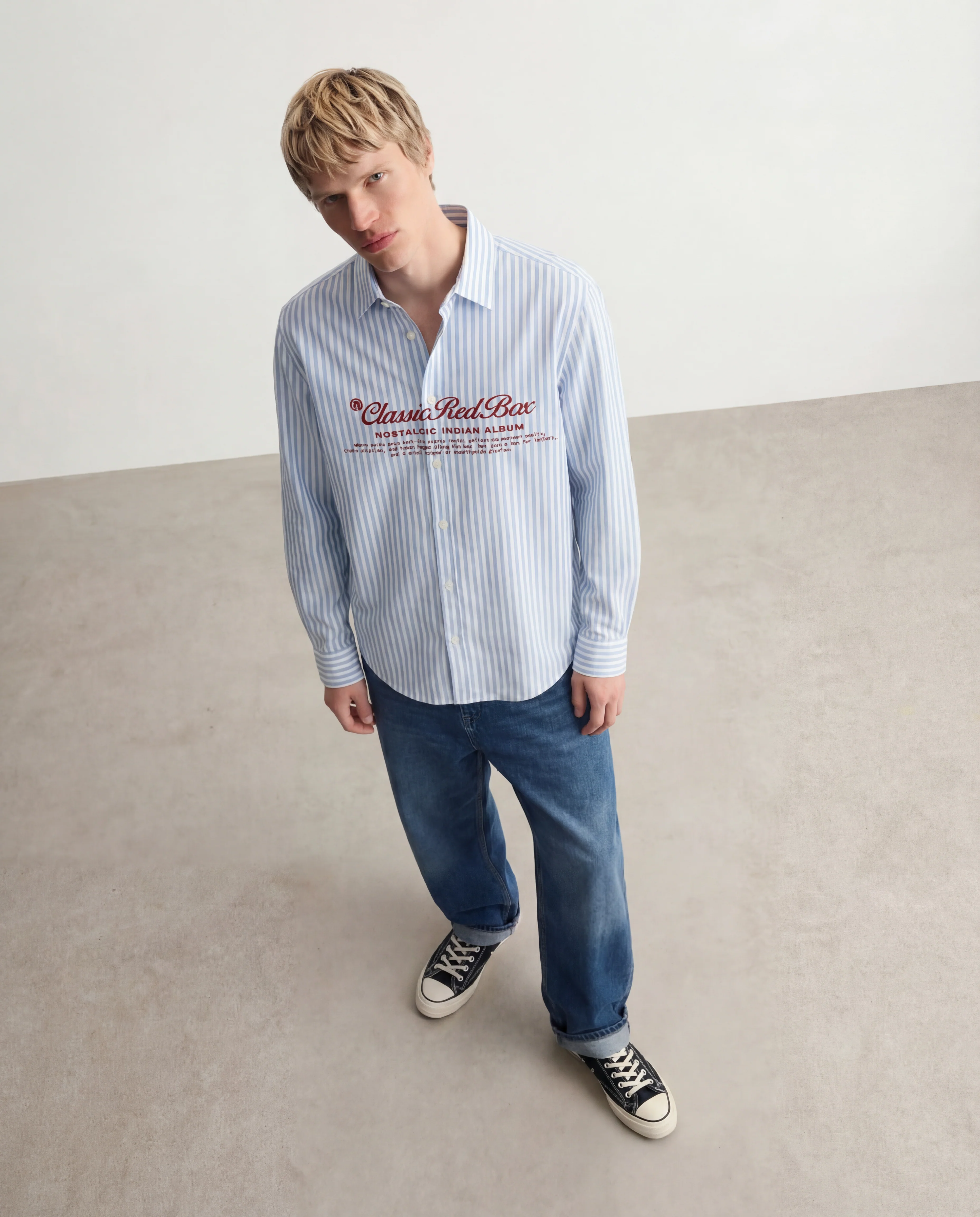 Classic Oxford Blue Shirt - Image 5