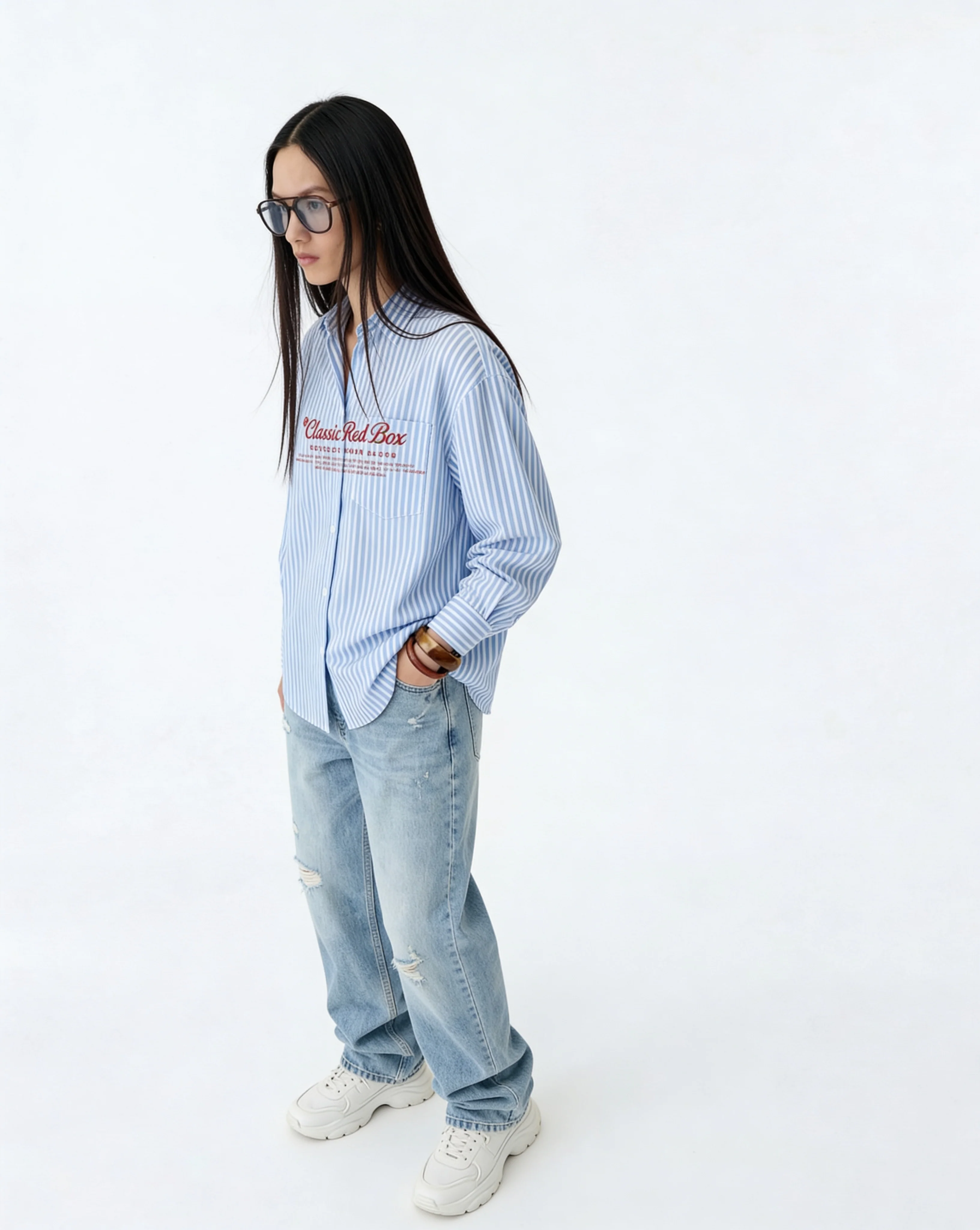 Classic Oxford Blue Shirt - Image 3