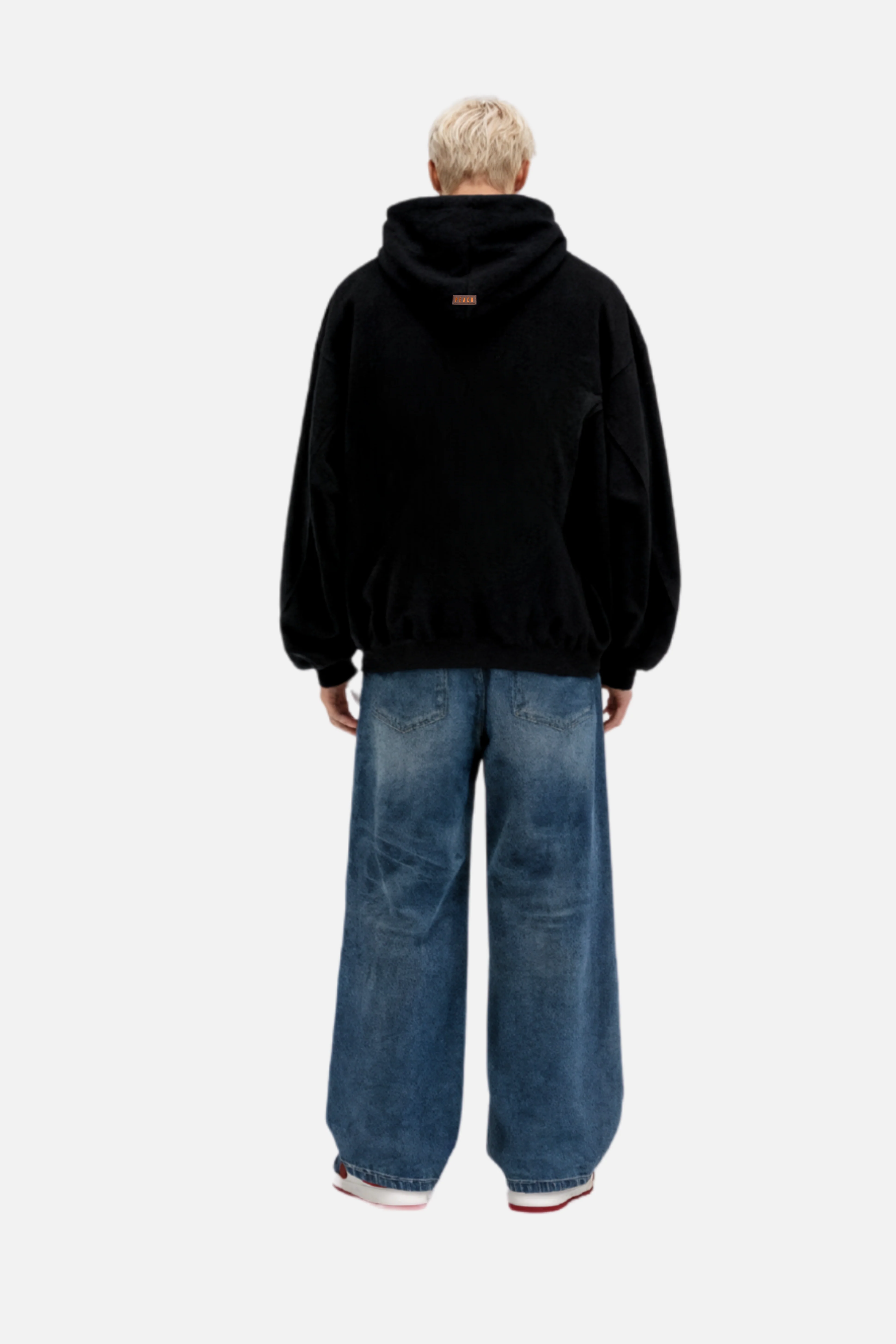 Delusion Black Zipper Hoodie - Image 5