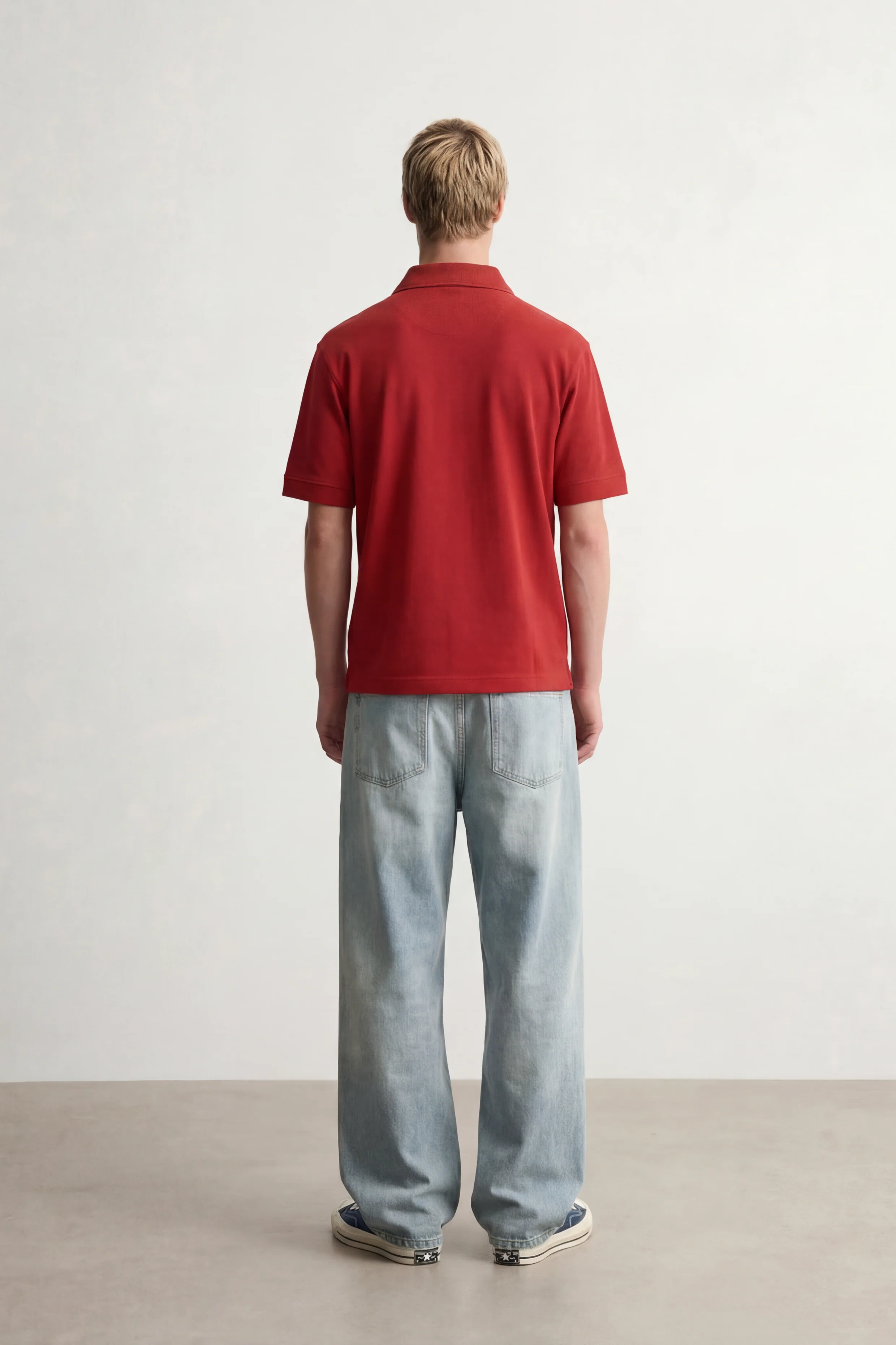 Emotional Swaggage Red Polo Tshirt - Image 4