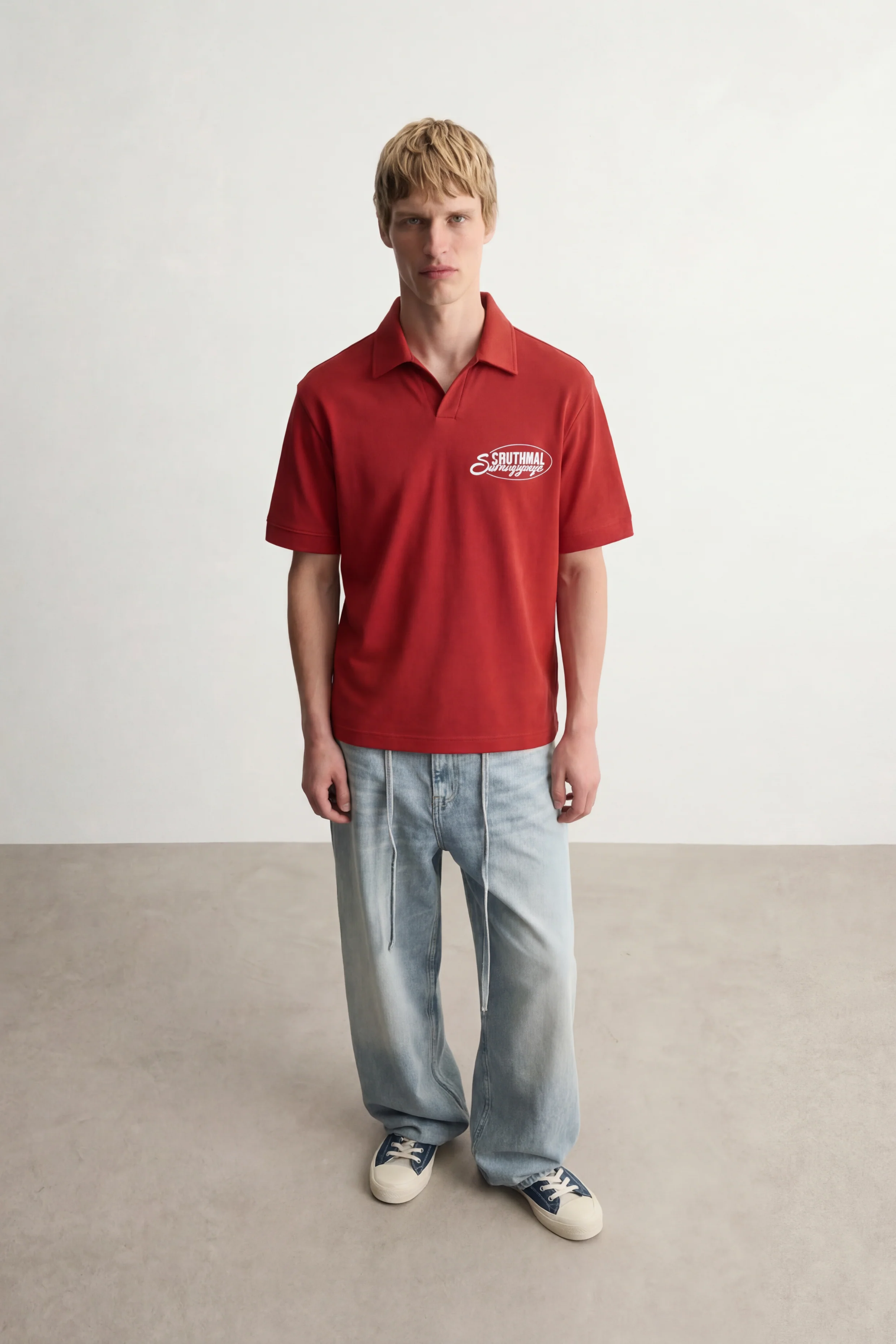 Emotional Swaggage Red Polo Tshirt - Image 5