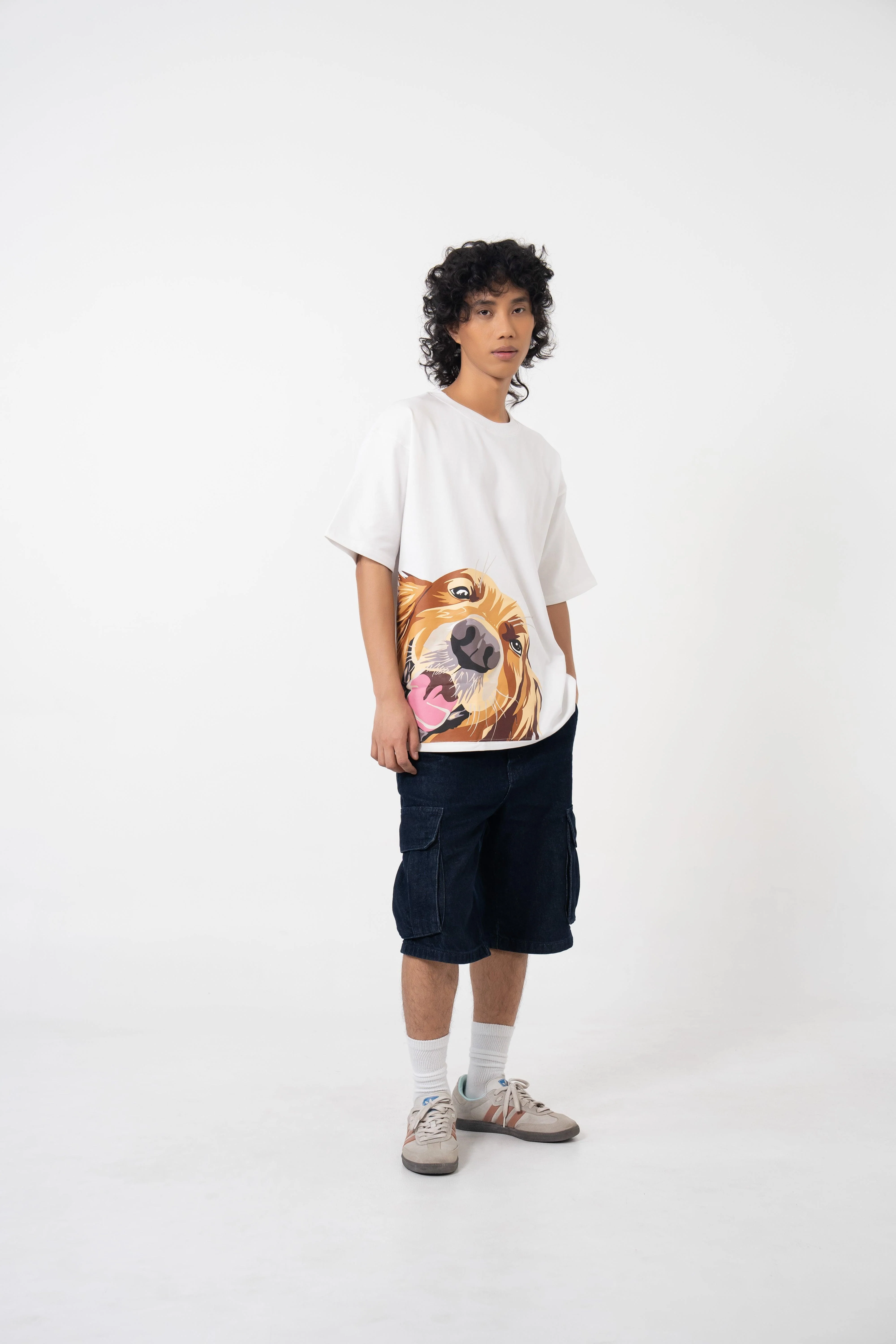 Golden Hearted Oversized Tshirt - Image 2