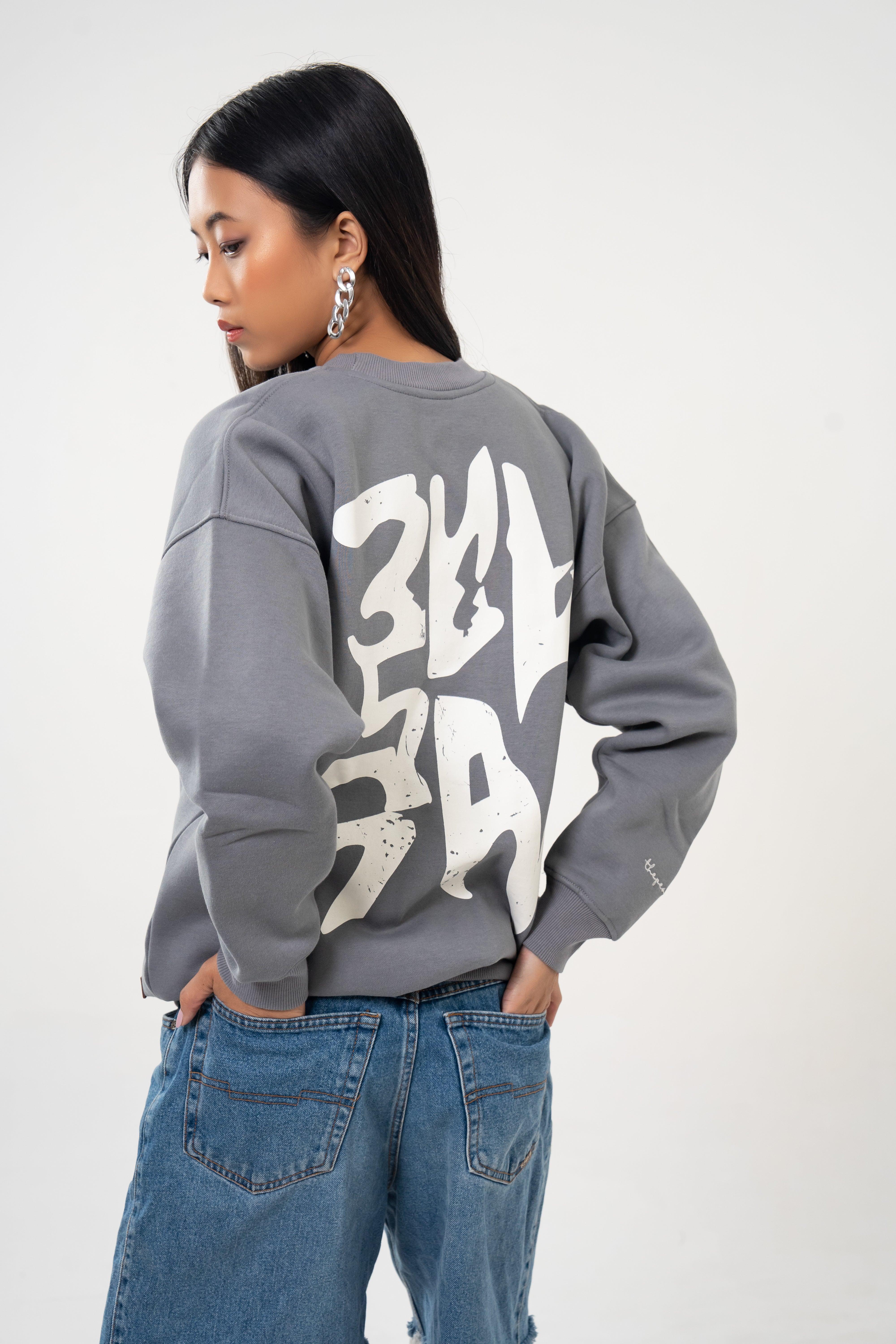 Graphiti Oversized Sweatshirt - Image 4