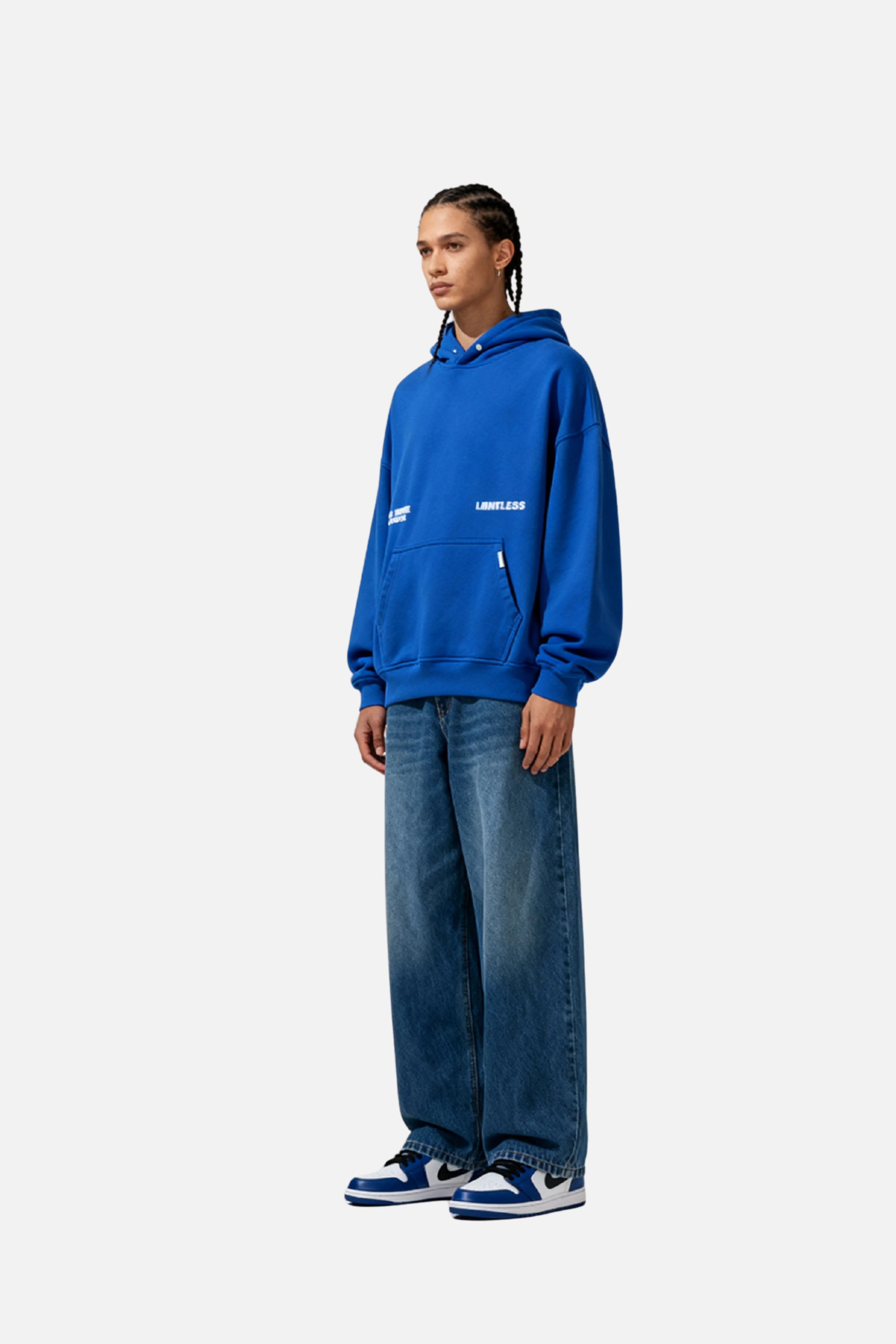 Limitless Cobalt Blue Hoodie - Image 3