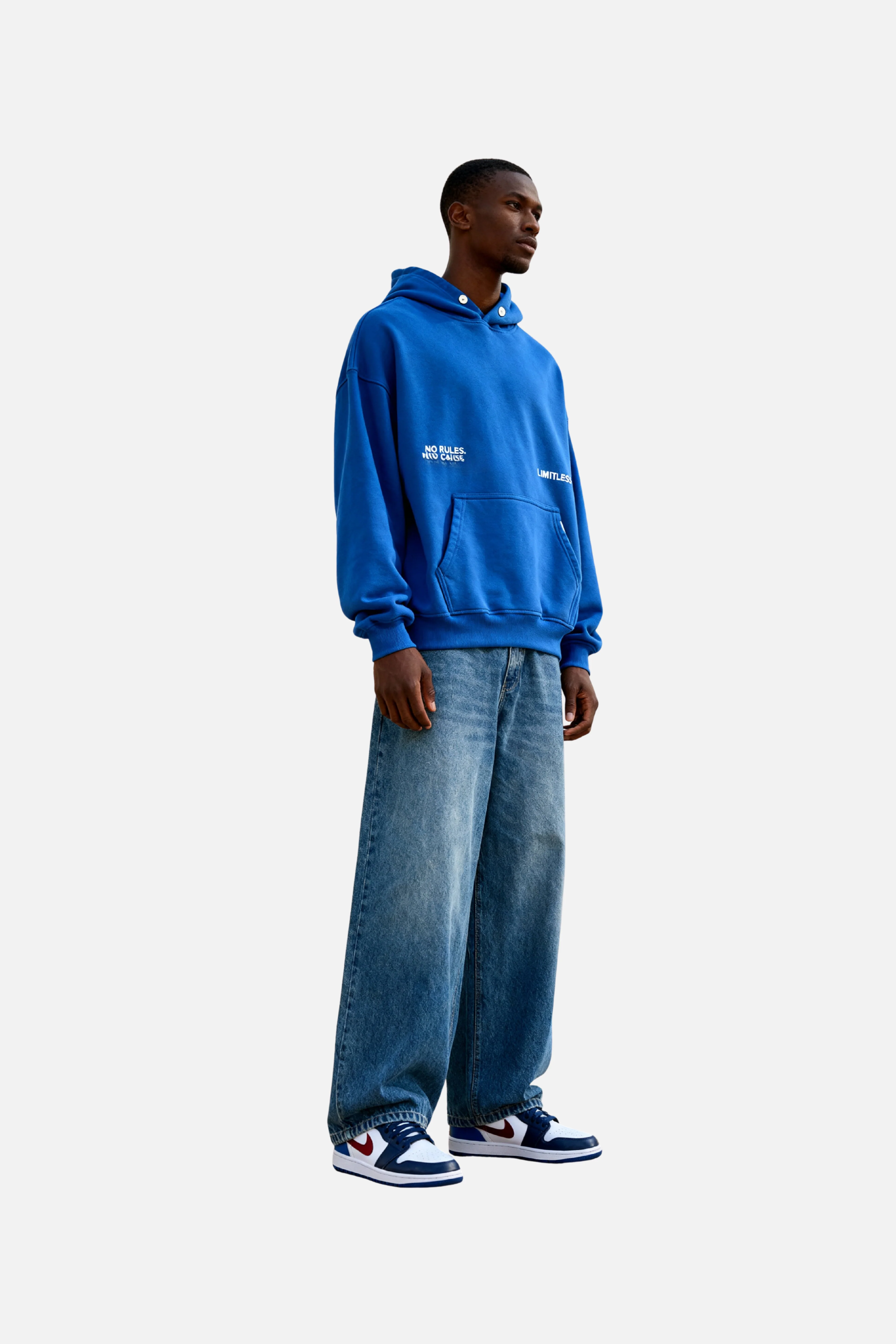 Limitless Cobalt Blue Hoodie - Image 4