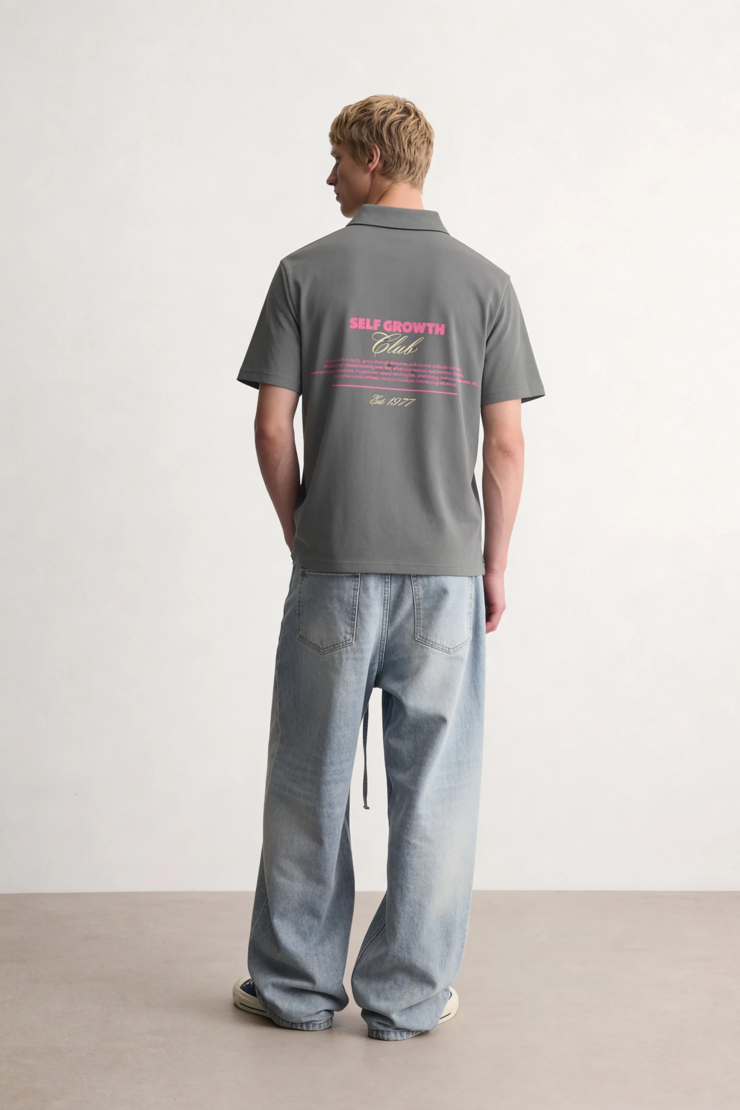 Progress Grey Polo Tshirt - Image 5