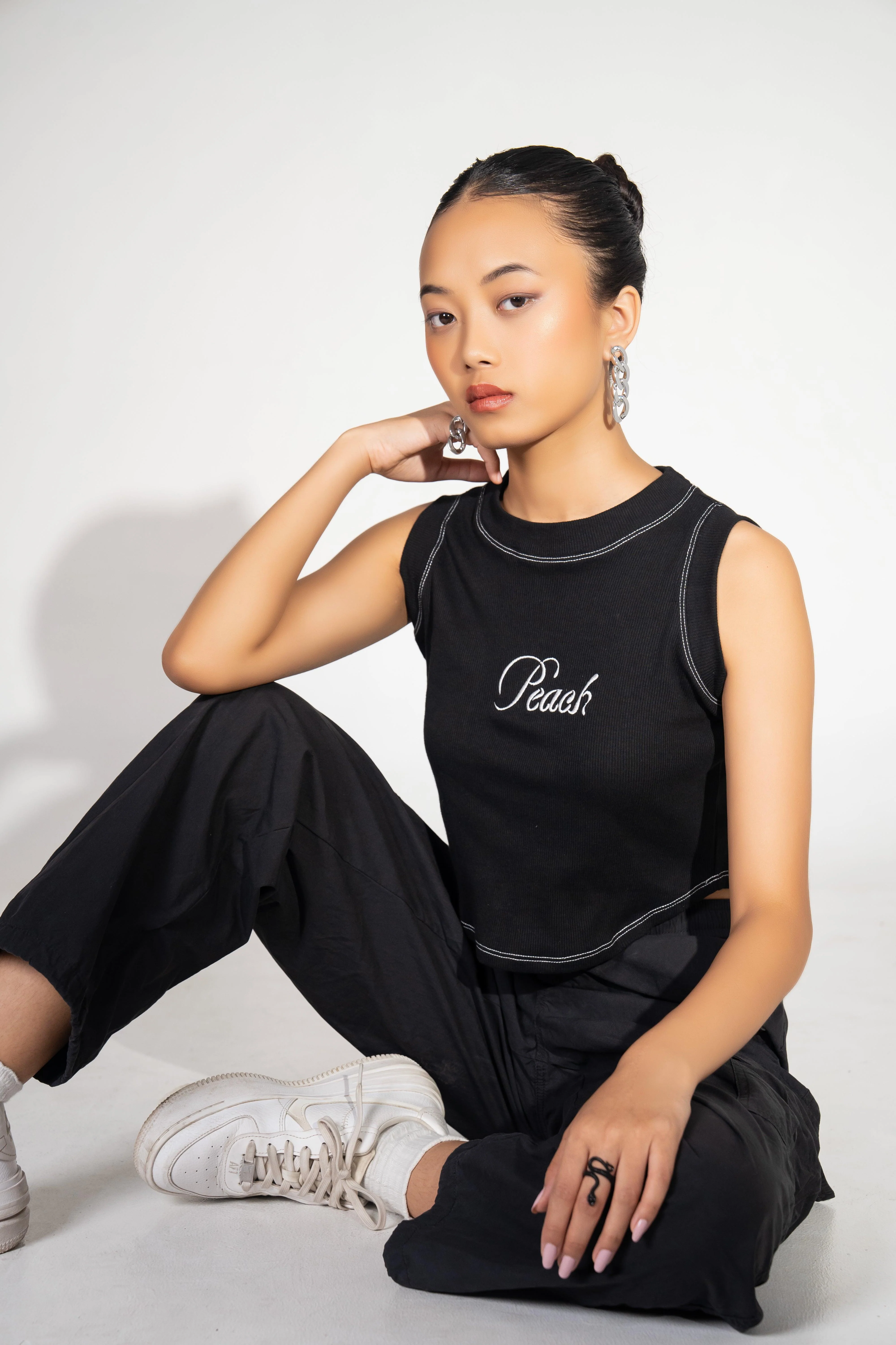 Ribbed Crop Top - Image 2