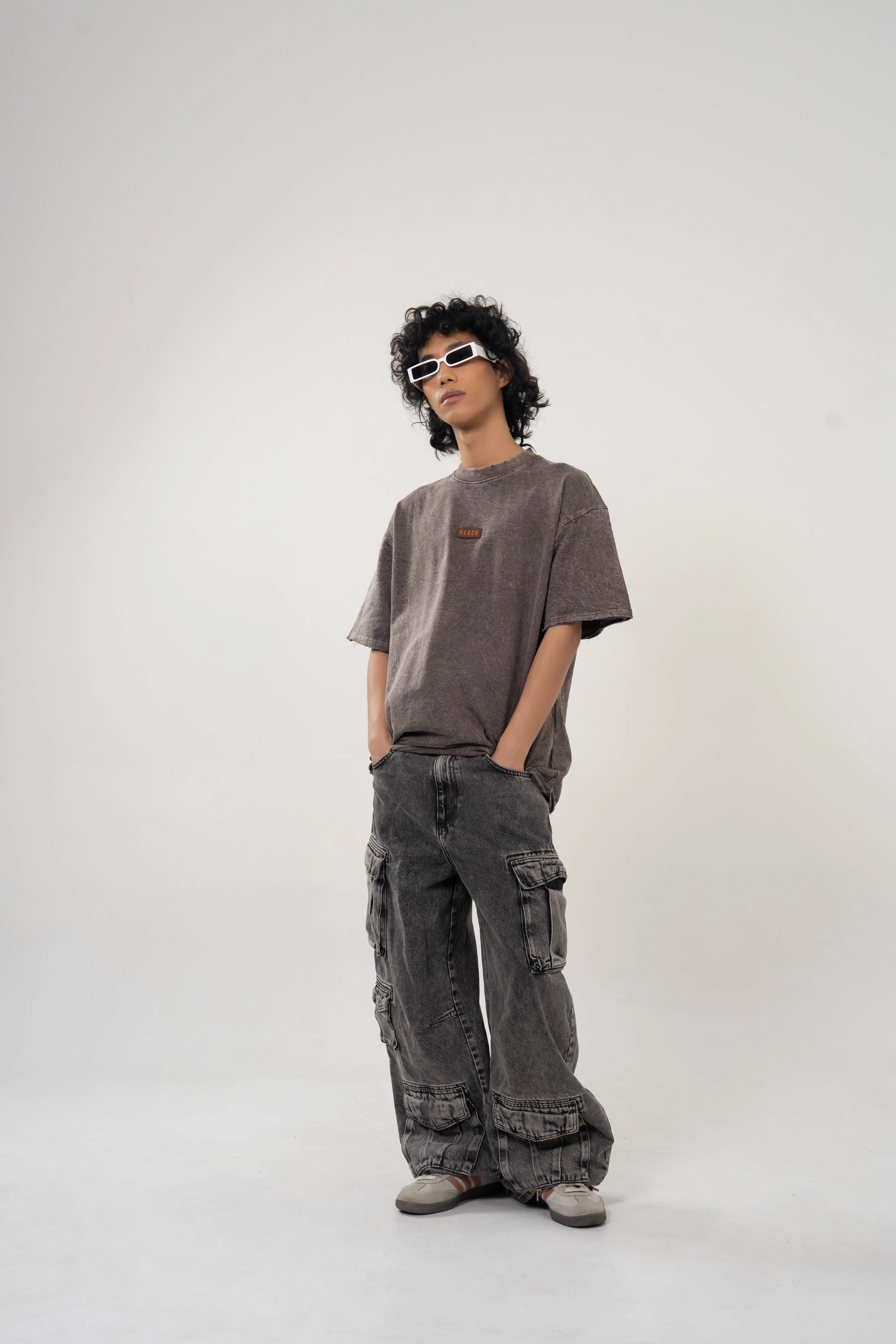 Rusted Brown Washed Tshirt - Image 2