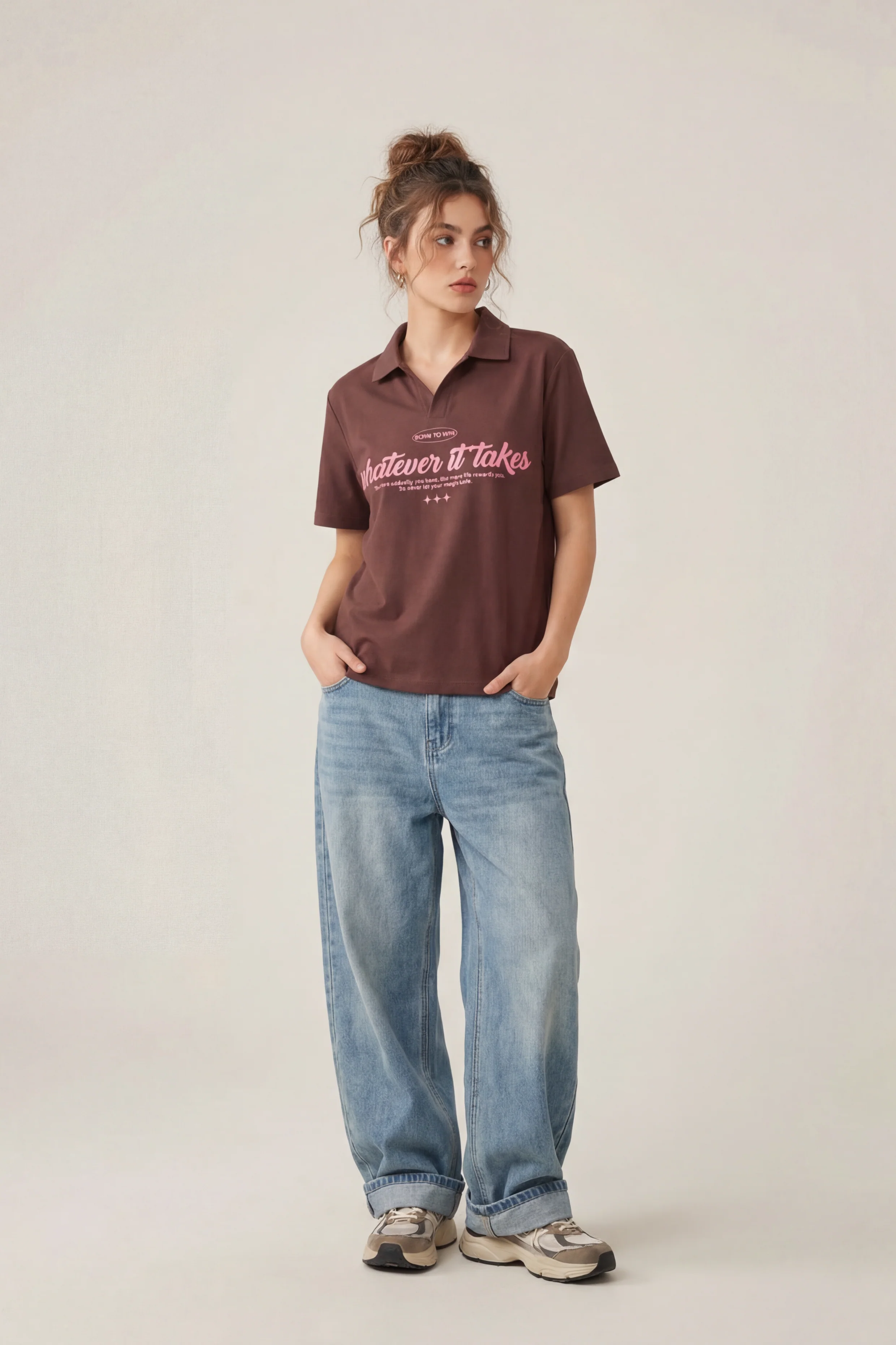 Rusty Brown Polo Tshirt