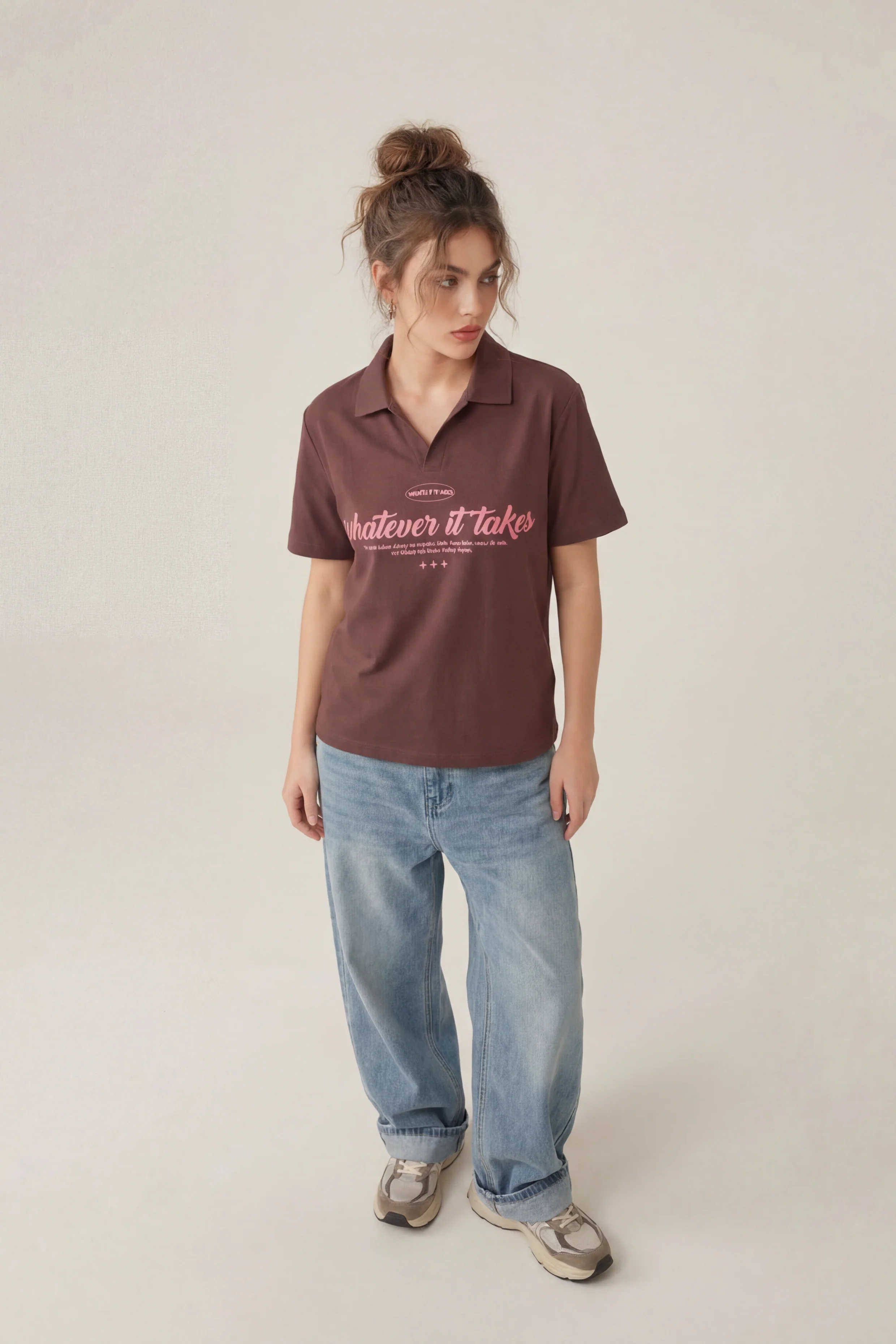 Rusty Brown Polo Tshirt - Image 5