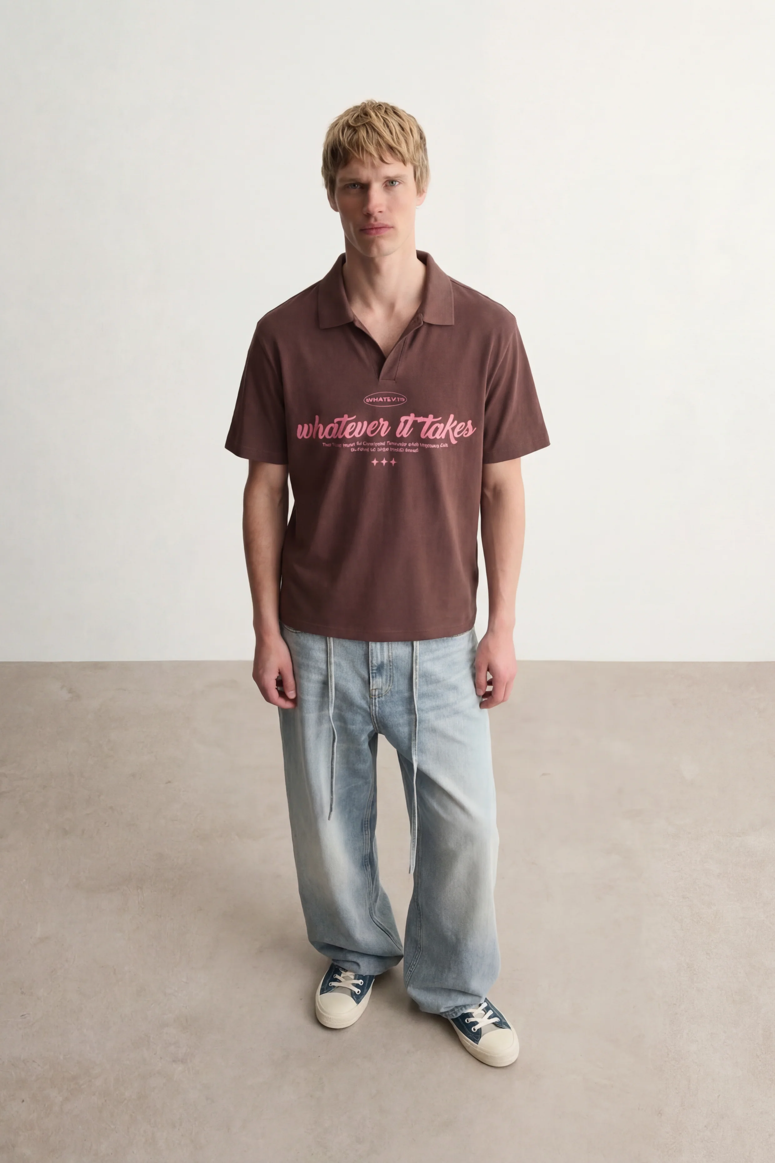 Rusty Brown Polo Tshirt - Image 4