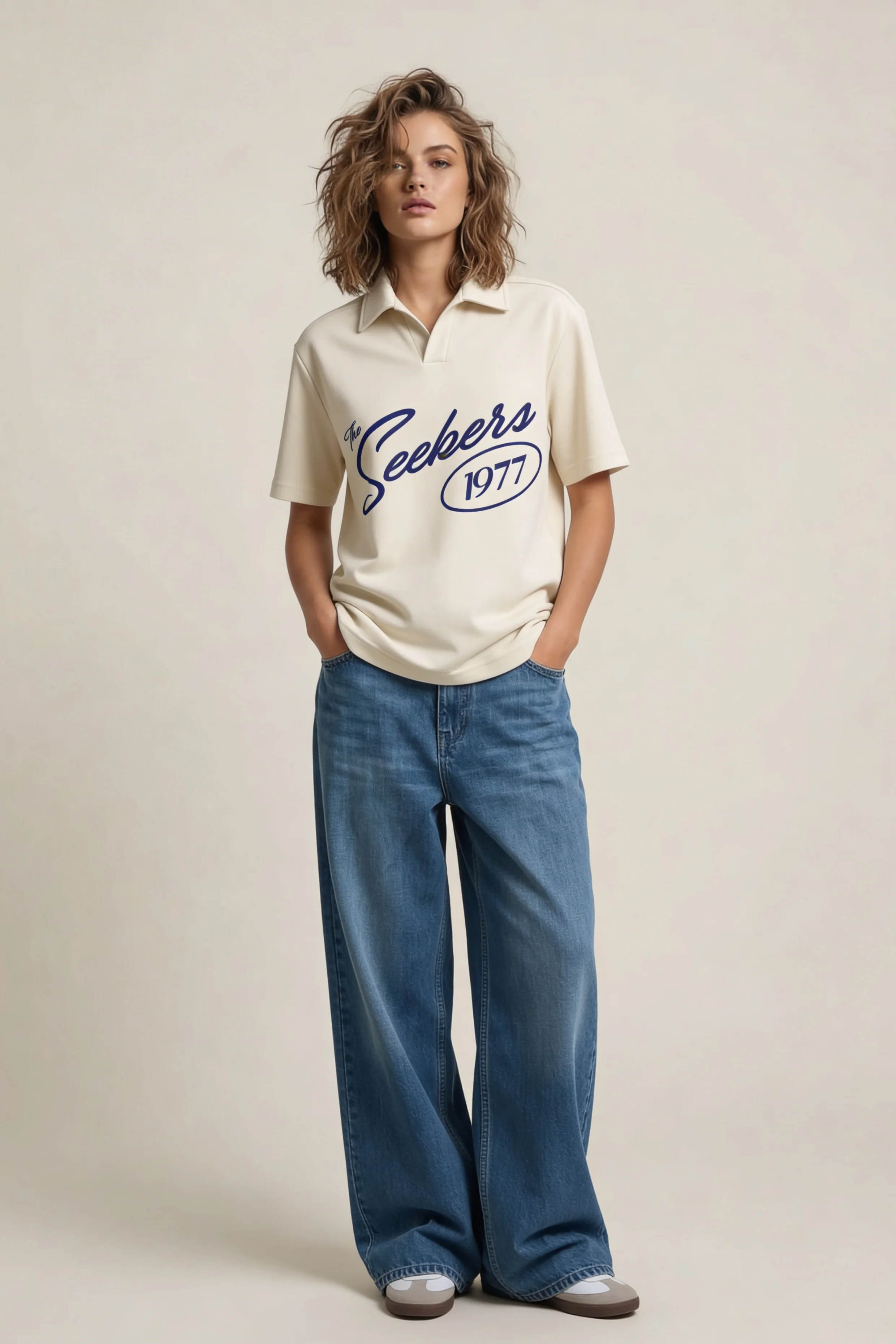 Seekers 1977 White Polo Tshirt - Image 4